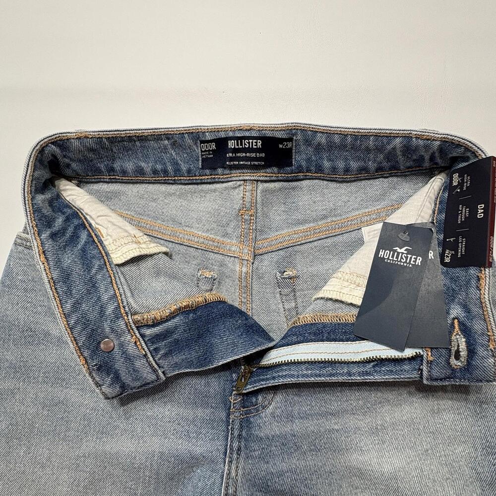 Hollister Ultra High Rise Dad Jeans - Size 000R (W23 L31) - Excellent - Picture 3 of 9